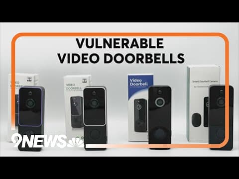 Security flaws found in off brand video doorbells