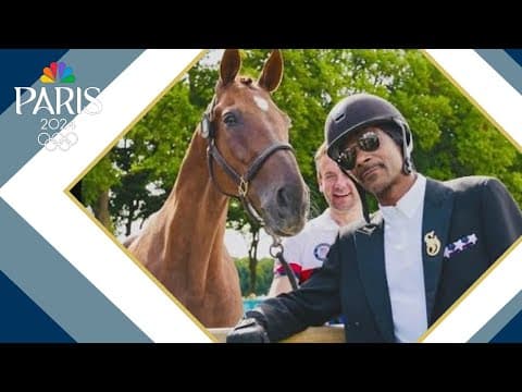 Snoop Dogg, Martha Stewart attend Paris Olympics equestrian competition in style