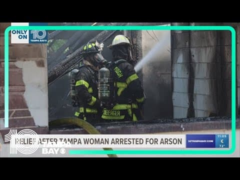 Neighbors relieved after Tampa woman arrested for suspicious fire of home she rented near Hard Rock