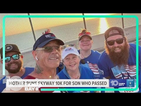 Mother runs Skyway 10K in honor of her son who passed