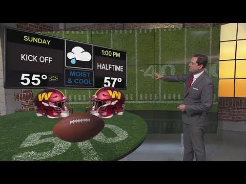 Some showers possible for Commanders game