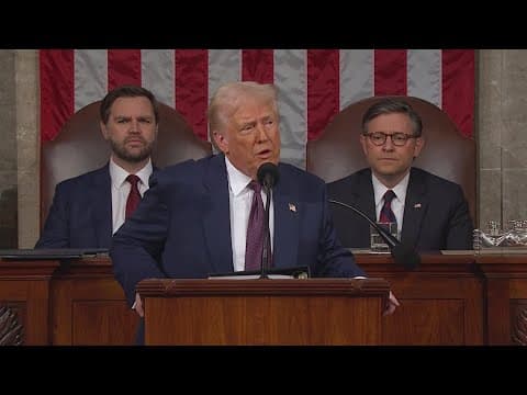 'We are just getting started' | Trump takes victory lap in first joint address to Congress