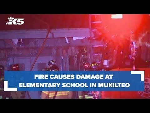 BREAKING: Fire at Mukilteo elementary school