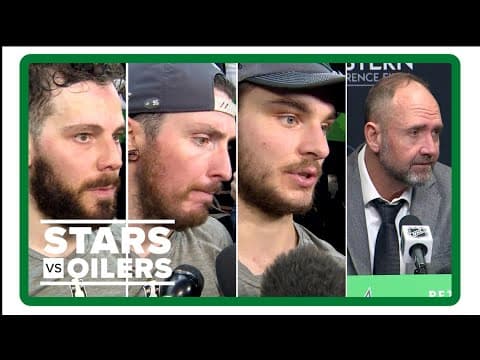Stars-Oilers Game 5 post-game interviews | Tyler Seguin, Matt Duchene, Wyatt Johnston, Peter DeBoer
