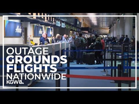 Flights resume at PDX after nationwide grounding due to outage