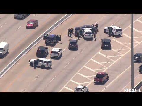 Chase ends with pit maneuver in NW Harris County
