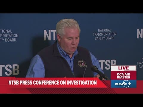 NTSB briefing on DCA crash | Feb. 1, 2025