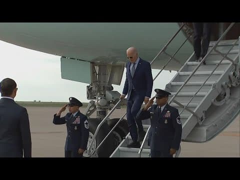President Joe Biden visits Houston on Texas fundraising trip