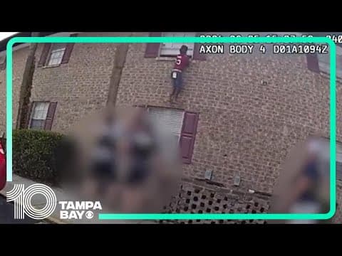 Woman attempts to scale apartment building to avoid arrest by Hillsborough deputies