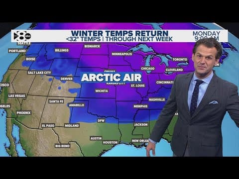 DFW Weather: Arctic air could bring plummeting temps next week