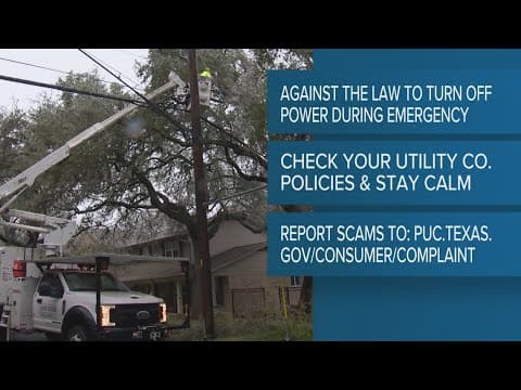 Cold weather scam warning | Texans targeted by utility imposters