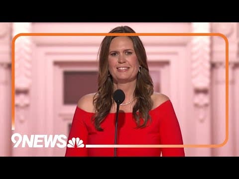 Sarah Huckabee Sanders: 'God spared President Trump from that assassin'