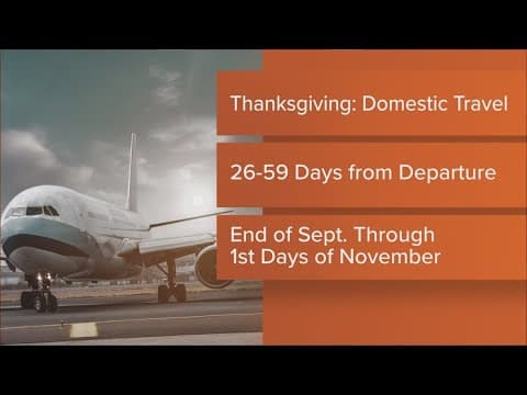 The best time to buy 2024 holiday flights