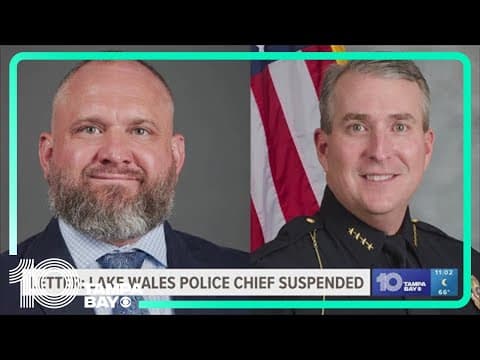 Letter appears to show suspension of Lake Wales police chief, desire to find replacement