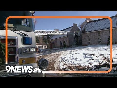 Fire crews battle 2-alarm fire in Denver