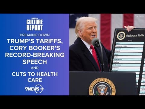 Trump's tariffs, Cory Booker's speech and cuts to health care funding | The Culture Report