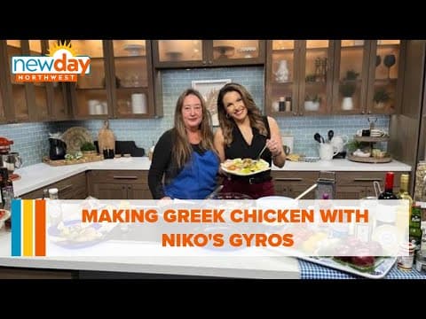 Making Greek chicken with Niko's Gyros - New Day NW