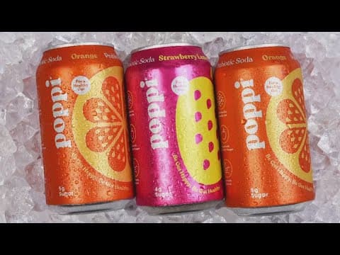 PepsiCo buys prebiotic soda brand Poppi to gain a foothold in functional drinks