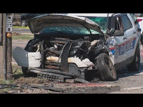 2 drivers, including Columbus police officer, injured in south Columbus crash