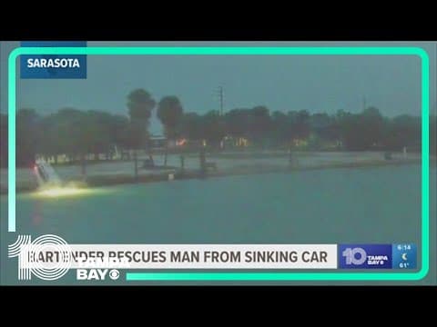 Good Samaritan takes swift action to rescue driver submerged in Intracoastal Waterway