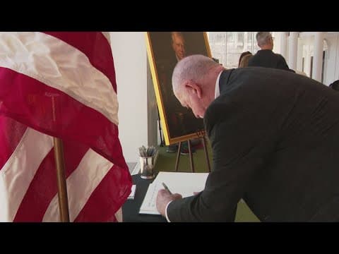 Official book of condolences for Jimmy Carter available for people to share memories, sympathies