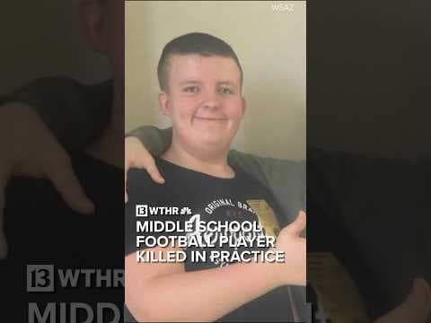 Middle school football player killed in practice | Via: NBC
