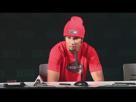 C.J. Stroud postgame interview | Ohio State-Michigan State