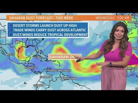 Saharan dust heading back to North Texas this week