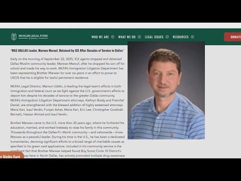 North Texas man, who has been in the U.S. for decades, was detained by ICE