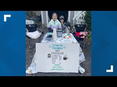 Hilliard girl raises money for homeless care packages ahead of winter storm