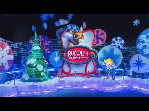ICE! and Rudolph the Red-nosed Reindeer are back at Gaylord National this holiday season