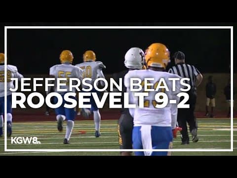 Jefferson edges Roosevelt in a defensive struggle | Friday Night Football