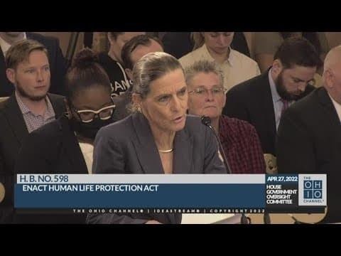 Ohio lawmaker's comment on abortion bill draws criticism
