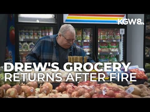 Sole grocery store in small Washington town reopens 3 years after fire