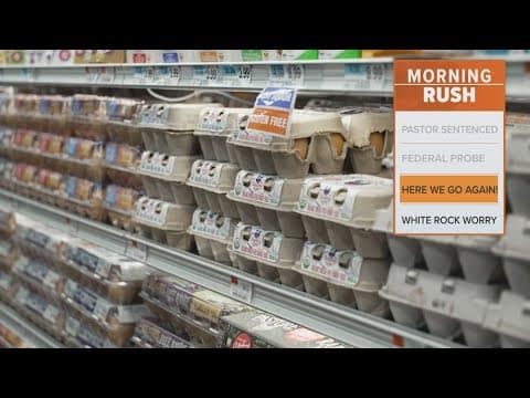 The price of eggs is going up