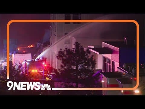 Firefighters respond to structure fire in southeast Aurora