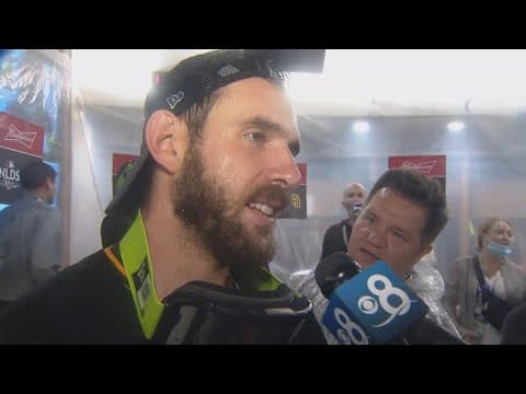 Padres catcher Austin Nola talks about the strategy the team took to beat the Dodgers