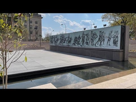 LIVE: World War I Memorial lights up