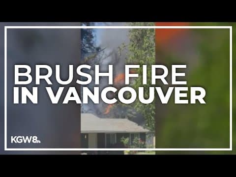 Evacuation orders lifted after brush fire in Vancouver