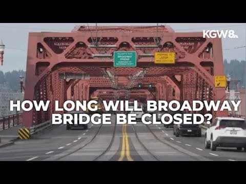 The Broadway Bridge in Portland is closing Monday. This is how it will impact traffic