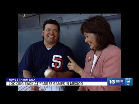 Fernando Valenzuela and San Diego Padres Mexican fans in 1996