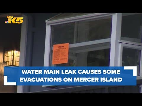 Some properties deemed safe after 20 Mercer Island homes evacuate due to unstable soil