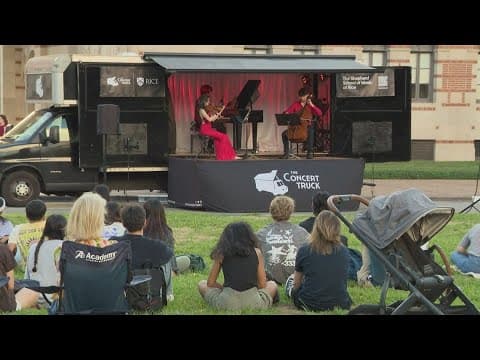 Rice University debuts 'The Concert Truck'