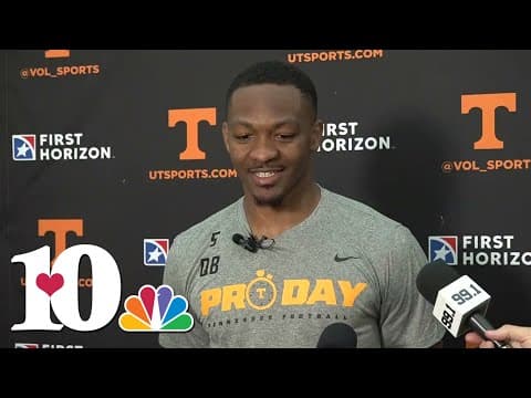 Tennessee football's Hendon Hooker speaks about playing for the team