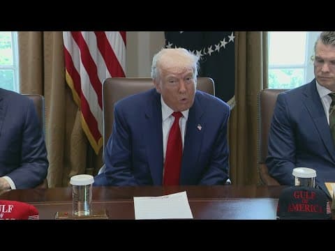 Trump blames Biden for current shrinking economy