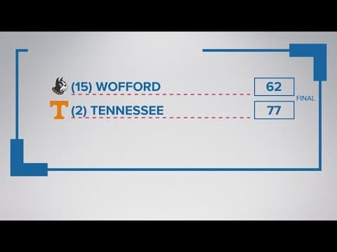 Tennessee rolls past Wofford 77-62 in first round of NCAA tournament