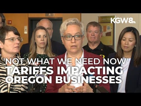 Oregon governor, treasurer host roundtable about tariff impacts on businesses