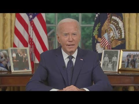 President Biden responds to former president Trump's assassination attempt from the Oval Office