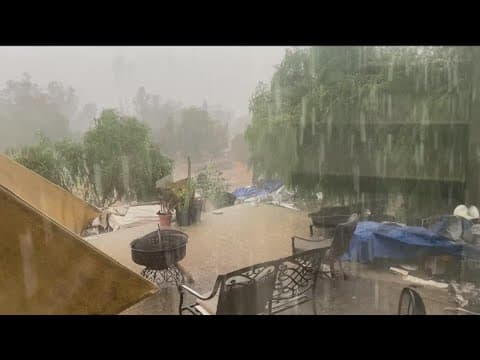 Thunderstorms bring flooding to San Diego mountains, deserts