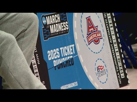 Now: American University NCAA Tournament Sendoff